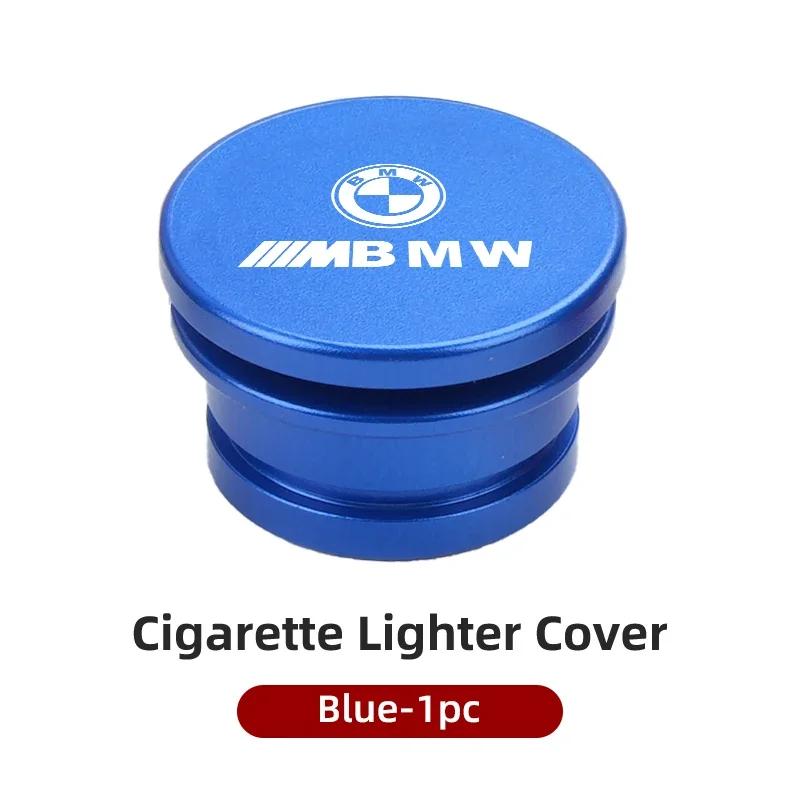 New Metal Car Cigarette Lighter Cover Decorative Cover DustProof Dust Cover Auto Accessories For BMW Motorsport X1 X3 X5 E