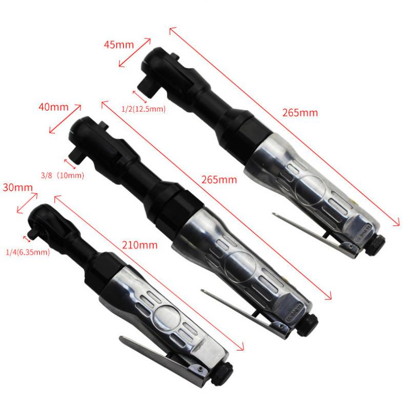 New Heavy Duty Straight Handle Pneumatic Ratchet Wrench Mini Pneumatic Trigger with Filter Screen Pressure Plate Type Switch  Pneumatic Wrench