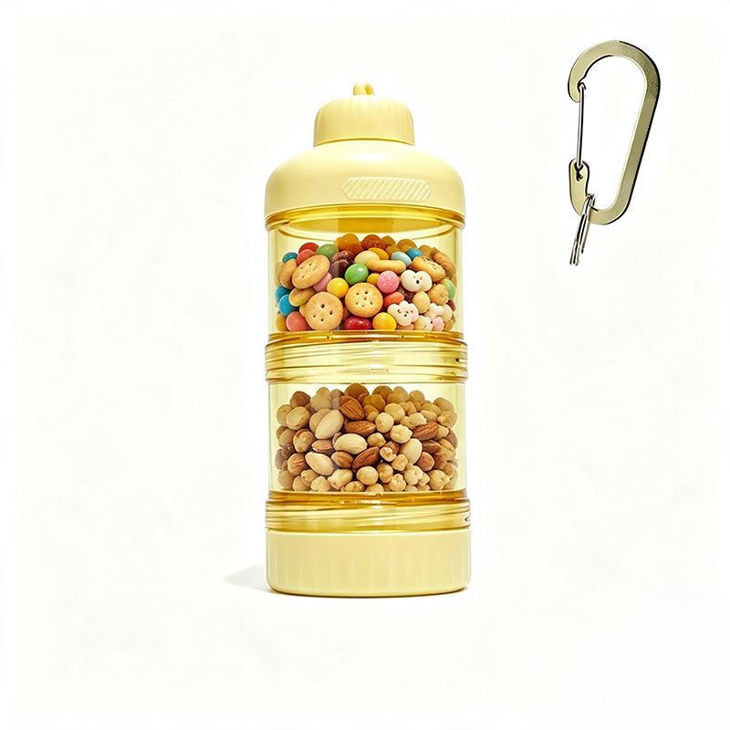Protein Powder Dispenser Box With And Box For Food Storage Food - Grade Pc, Suitable For Gym Exercise Transparent