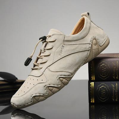 2025 nuove scarpe da uomo primavera ed estate scarpe fatte a mano polpo moda casual scarpe a rete a pedale singolo scarpe a mocassino