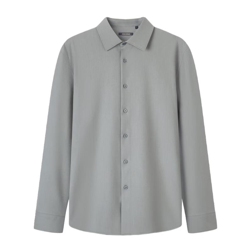 JOMOO Men s Four-Way Stretch Wool Blend Shirt 180/104B