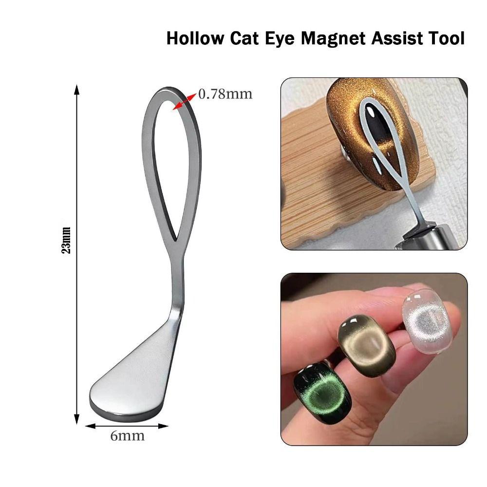DIY Manicure Kit Hollow Cat Eye Magnet Tool Nail Magnet Line  for Nail Art Accessories