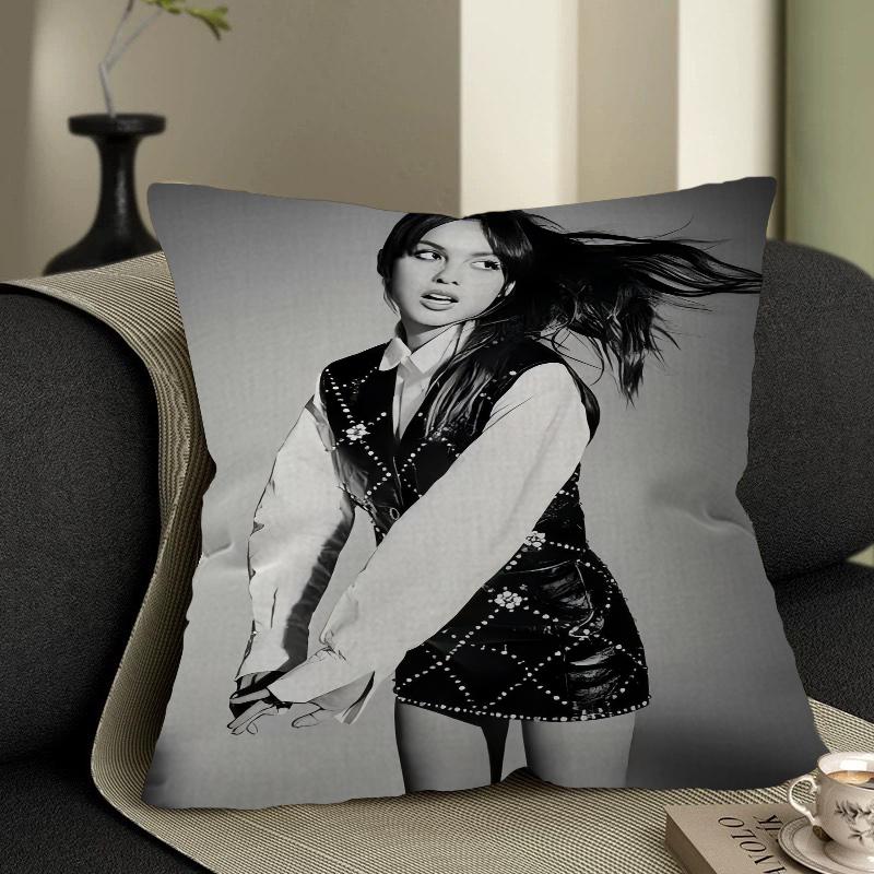 Olivia Rodrigo Pillow Anime Pillow Sofa Bed Head Pillow Cover Cushion Cover 45x45 Cm Fashion