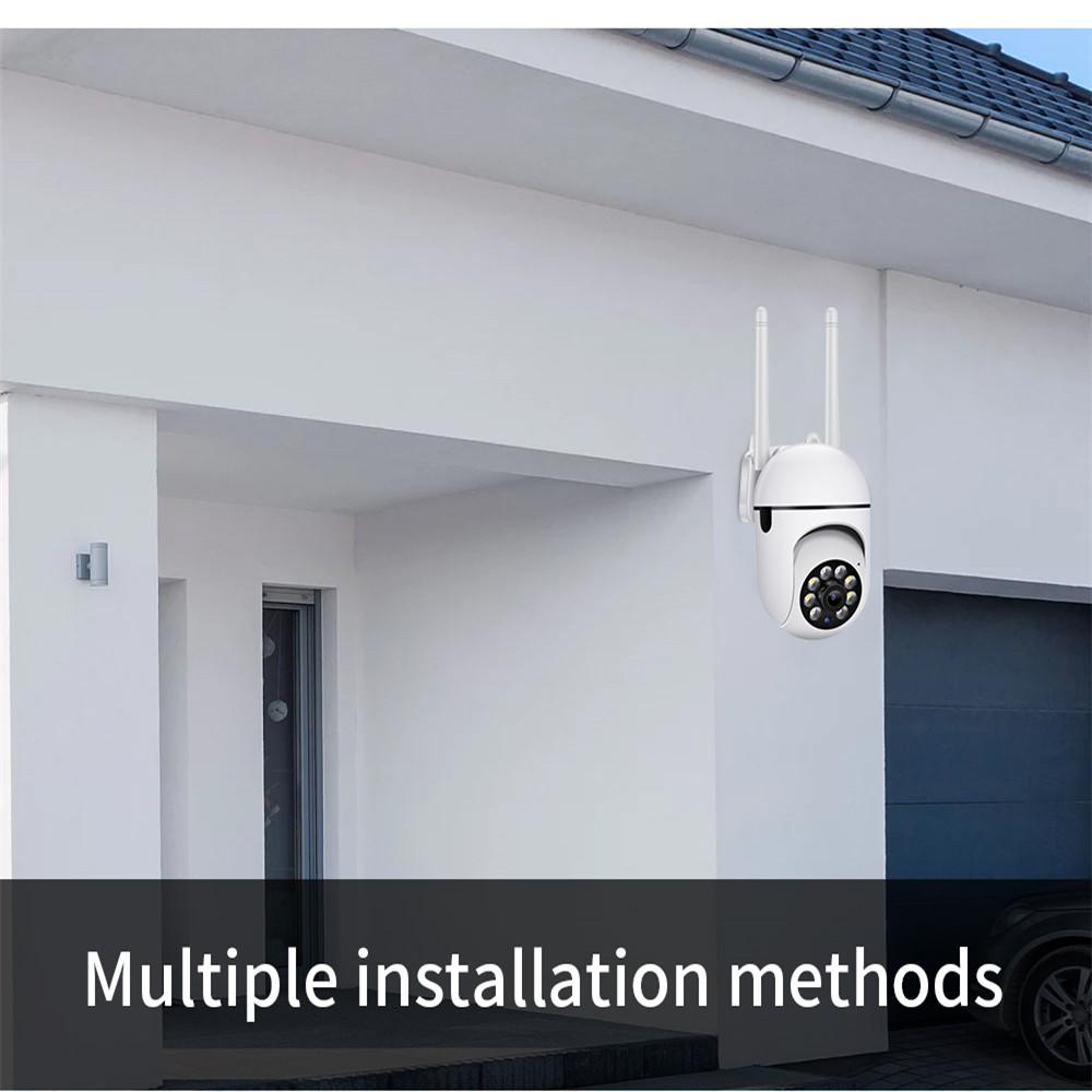 Outdoor WiFi 1080P Home Security Cameras 2.4Ghz 360° View, 2-Way Audio Cameras