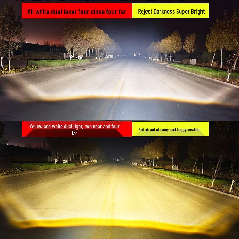 SITRAK G7C5c7h Laser LED Dual-Lens Front Fog Lamp: Super Bright, Long-Range, Flashing Cannon.