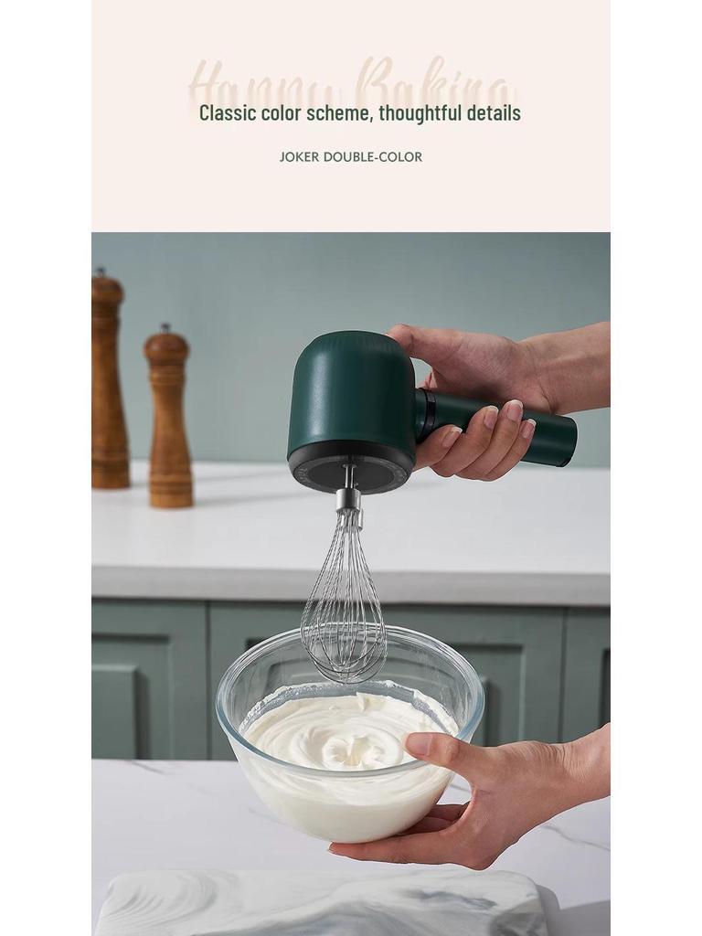 Rechargeable Wireless Mini Egg Beater & Foamer