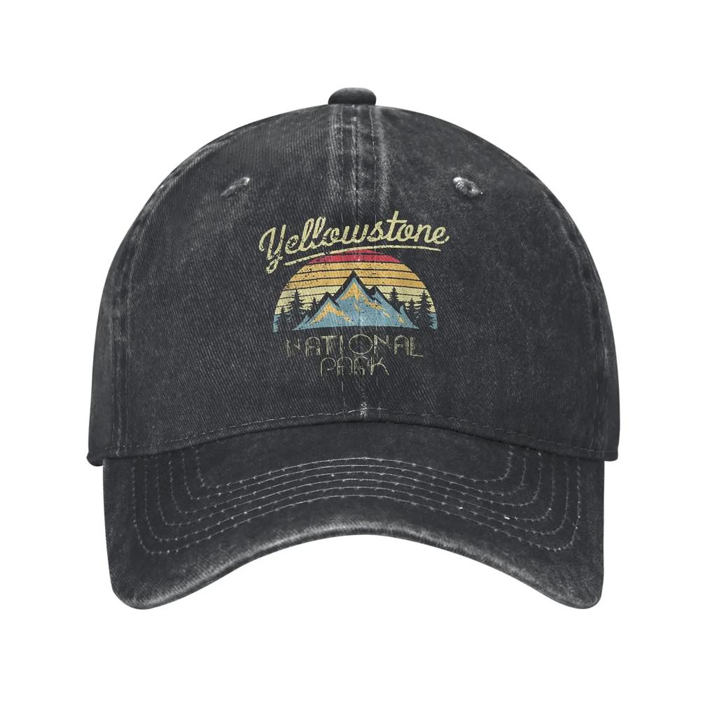 AYellowstone Sliten Dutton Basebollkepsar Sliten Denim Snapback Keps Ranch Guldlogotyp Utomhus Löpning Ostrukturerade Kepsar Ha