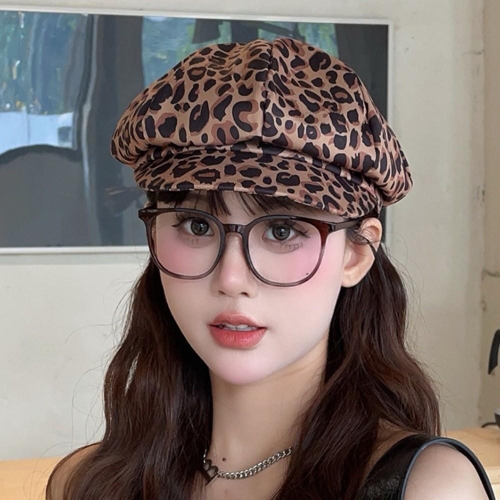 Spot Women Beret Y2K Painter Hat Fashion Peaked Cap Travel