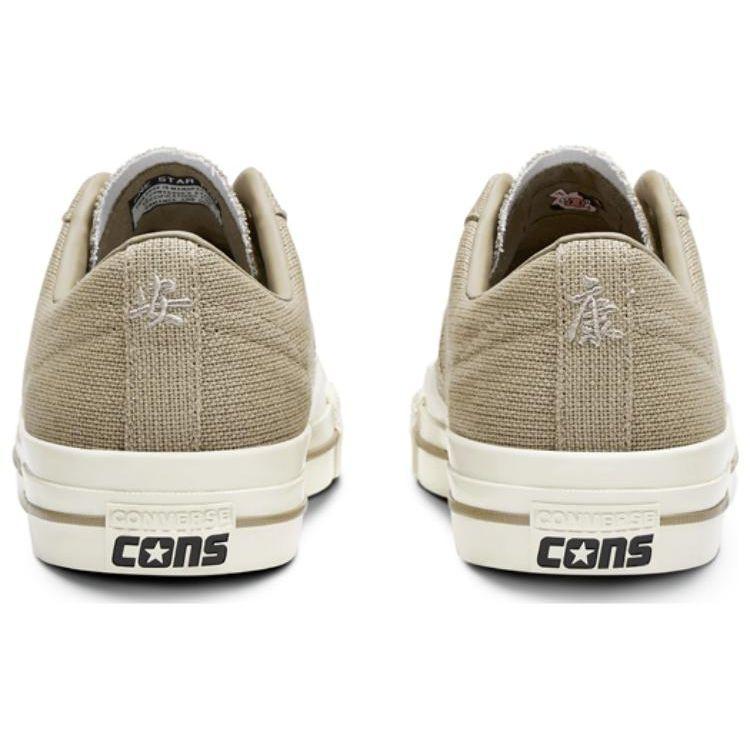 Converse One Star Pro Zongzi Durable Breathable Low-Top Skate Shoes Unisex Skate Shoes Brown A06074