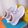 2025 new large size flying woven women's shoes spring mesh breathable sports shoes women's lightweight fashion versatile shoes
