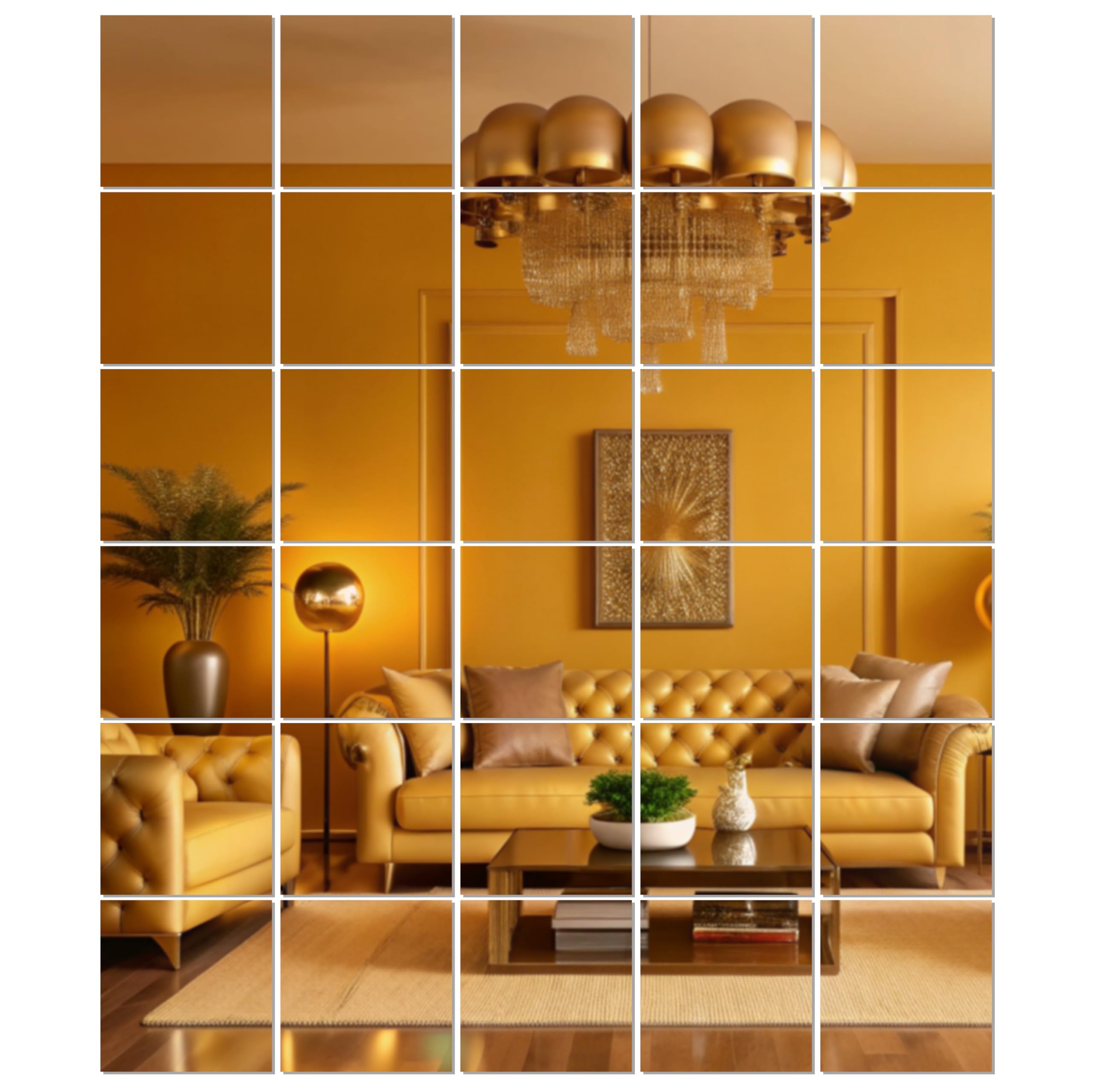 Goelite 30 Big Square Acrylic Mirror