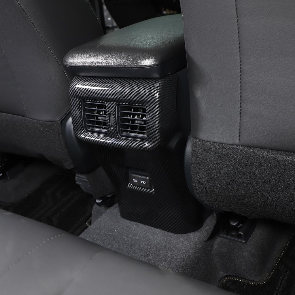 Für Toyota RAV4 2020-2026 ABS Kohlefaser Innenraum-Kit Armaturenbrett Konsole Schalthebel Panel Dekorationsabdeckung Zierleisten Aufkleber