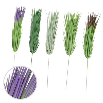 Composizione Floreale Parete Vegetale Erba Orchidea Simulata
