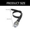 Simple Waist Belt with Metal Buckle Harajuku PU Waist Belt for Women Coat Dress Adjust Length Western Waist Belt