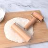 Ergonomic Wooden Rolling Pin For Baking Enthusiasts Beechwood Pastry Roller Dough Flattener Practical Kitchen Tool