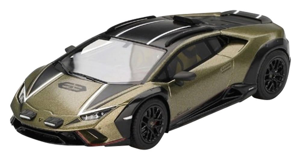 TSM MODEL Scale Lamborghini Huracan Sterrato Verde Gea Matte Finished Product TSM430833 1/43 (Matte Green)
