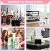 100Pcs Table Card Holder Triangle Shape Card Stand Clip Metal Table Number Holders Place Card for Wedding Party Office Desk