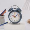 Pencil Design Children's Alarm Clock Battery Operated Portable Retro Alarm Clock with Night Light Metal Frame Bell Alarm Clock