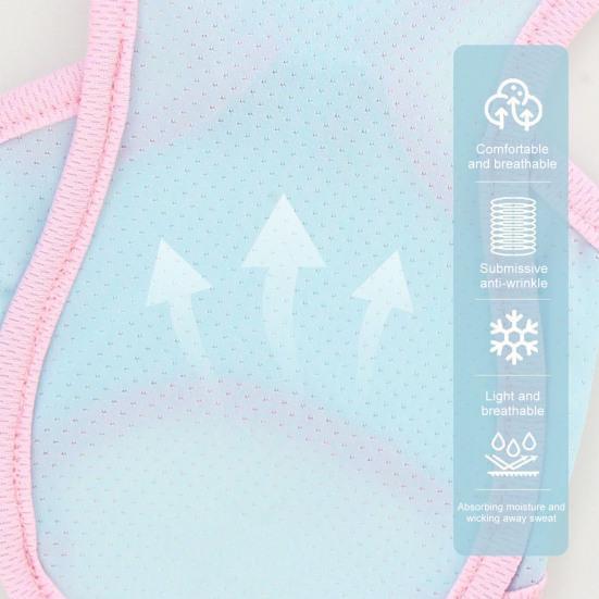 Summer Cooling Dog Vest Ice Silk Mesh Sleeveless Dog T-Shirt Breathable Pet Tank Top for Small Medium Large Dogs