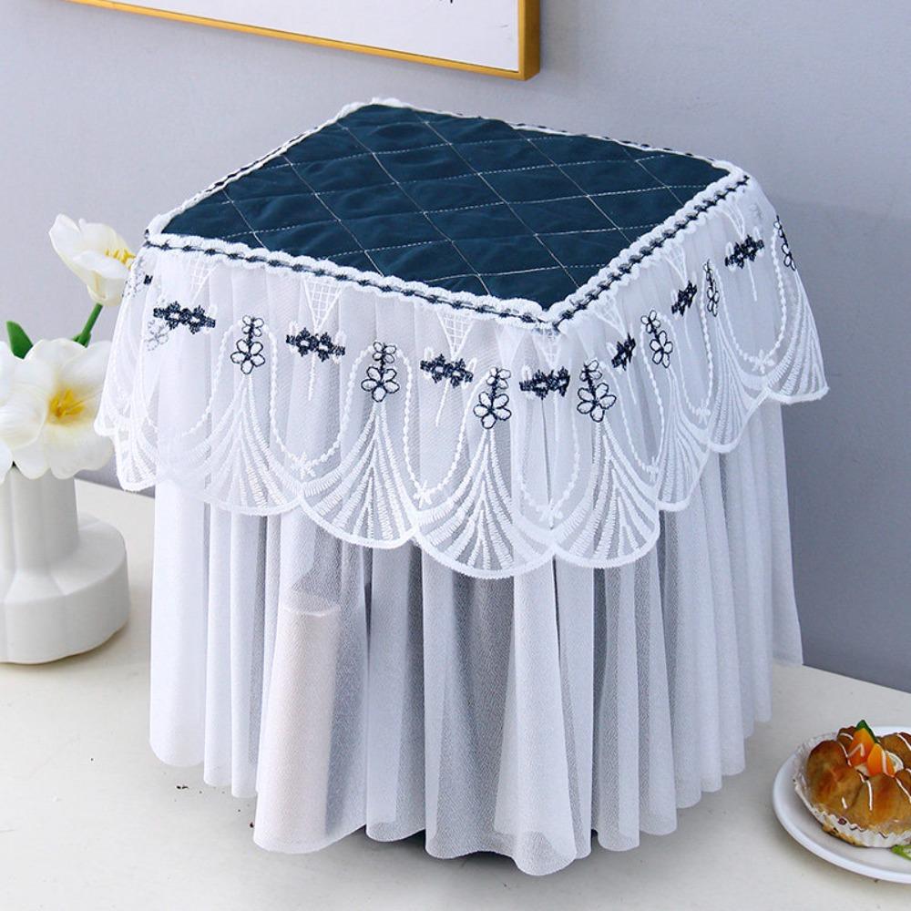 Lace Air Fryer Dust Cover Pastoral Style Cooker Protector Appliances Dustproof Cover Air Fryer
