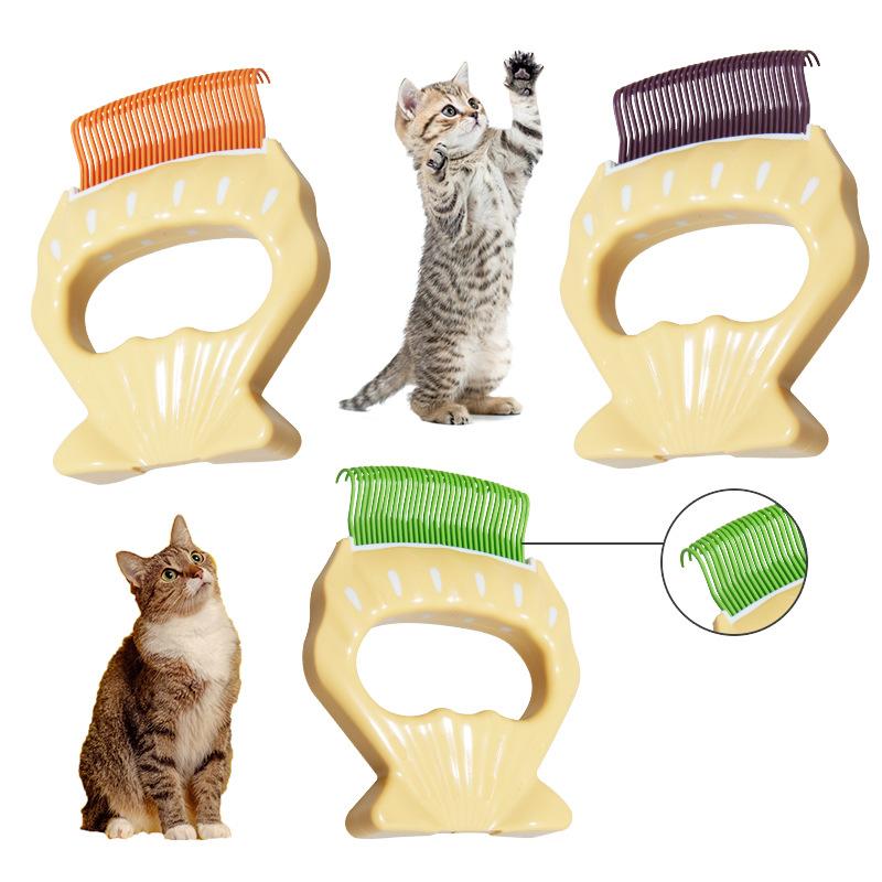 1Pc Shell Comb Cat Comb Pet Hair Removal Artifact Comb Cat Dog Massage Comb Pet Supplies