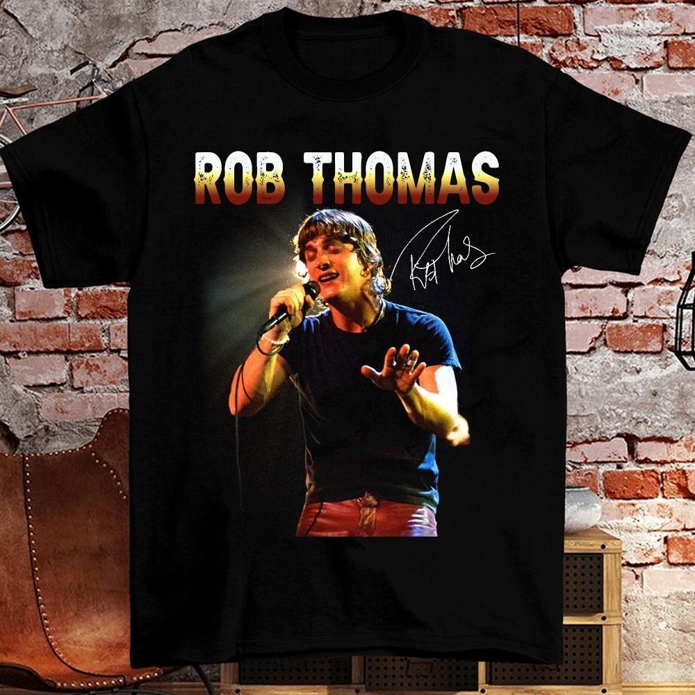 Винтажная футболка Rob Thomas, забавная, черная, все размеры 20D1594, унисекс XXL