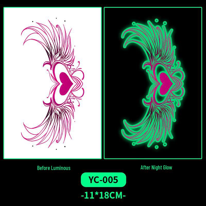 

Водонепроницаемые наклейки-татуировки суккуба: Долговечные и красочные модели для женщин, идеально подходят для нижней части живота, груди, спины и для пар. 11*18 cm