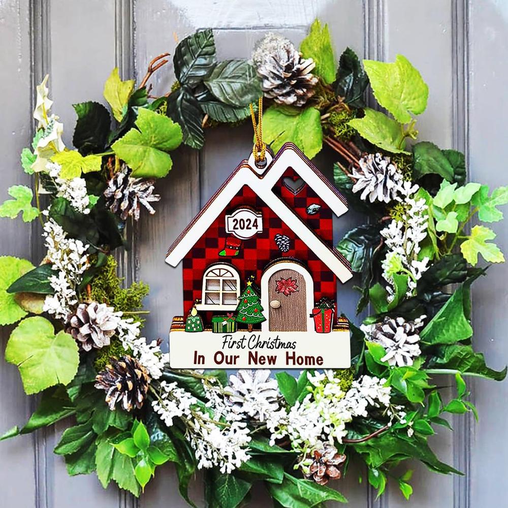 2pcs Christmas Home Ornament Housewarming Gifts for Women, Couple, New Home Gift