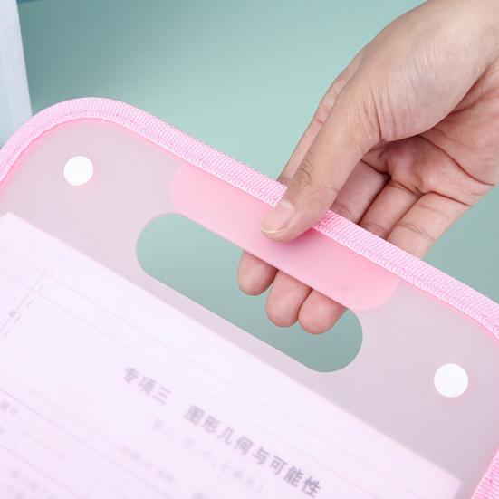 File Folder with Handle Large Capacity Portable Document Holder Waterproof