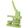 Badge Machine 58mm Rotary Mini Insignia Making Machine with 100 Sets of Badge Consumables for Badge Making