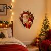 Holiday Wall Stickers Christmas Break-In 3D Decal, Santa Claus/Deer/Snowman/Elf/Dog/Nutcracker/Gingerbread Man Patterns Window Festive Home Decoration