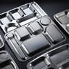 304 Stainless Steel 5-Compartment Meal Tray