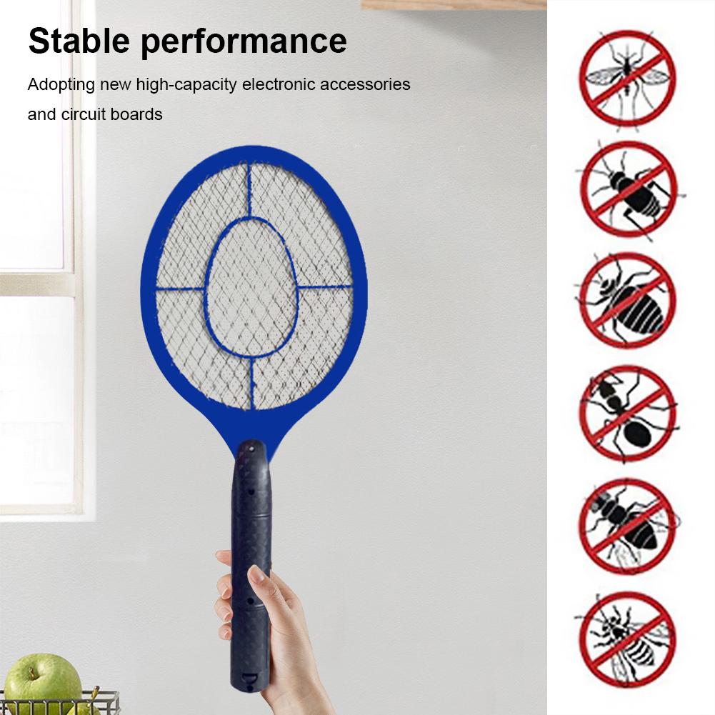Ручна електрична мухобойка Bug Zapper Racket Safe Mosquito Swatter Portable для домашнього офісу, заднього двору, патіо, кемпінгу