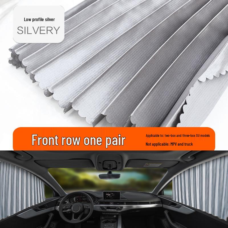 Auto Retractable Magnetic Sun Shade: Heat Insulation & UV Protection Curtains for Car Windows