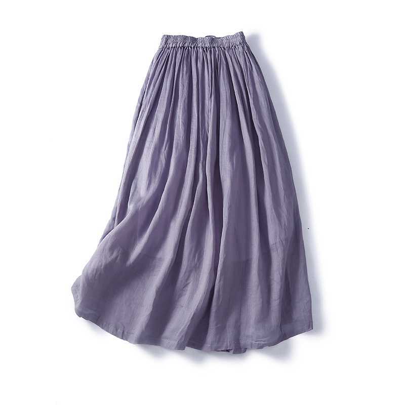 Women's Fashion Casual Solid Color Print Summer Spring Skirt
