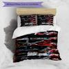 Resident Evil Characters Design Bed Bedding Set 1 Duvet Cover + 2 Pillowcases Soft Breathable Household Bed Linens