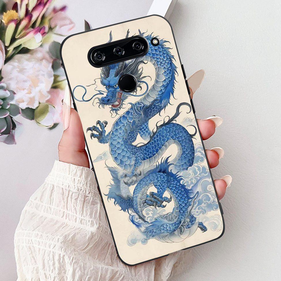 Funda For LG V40 ThinQ Case Cover Silicone Luxury Fashion Cute Cat Cool Shockproof Bumper Casing For LG V405 LM-V405 LM-V409N
