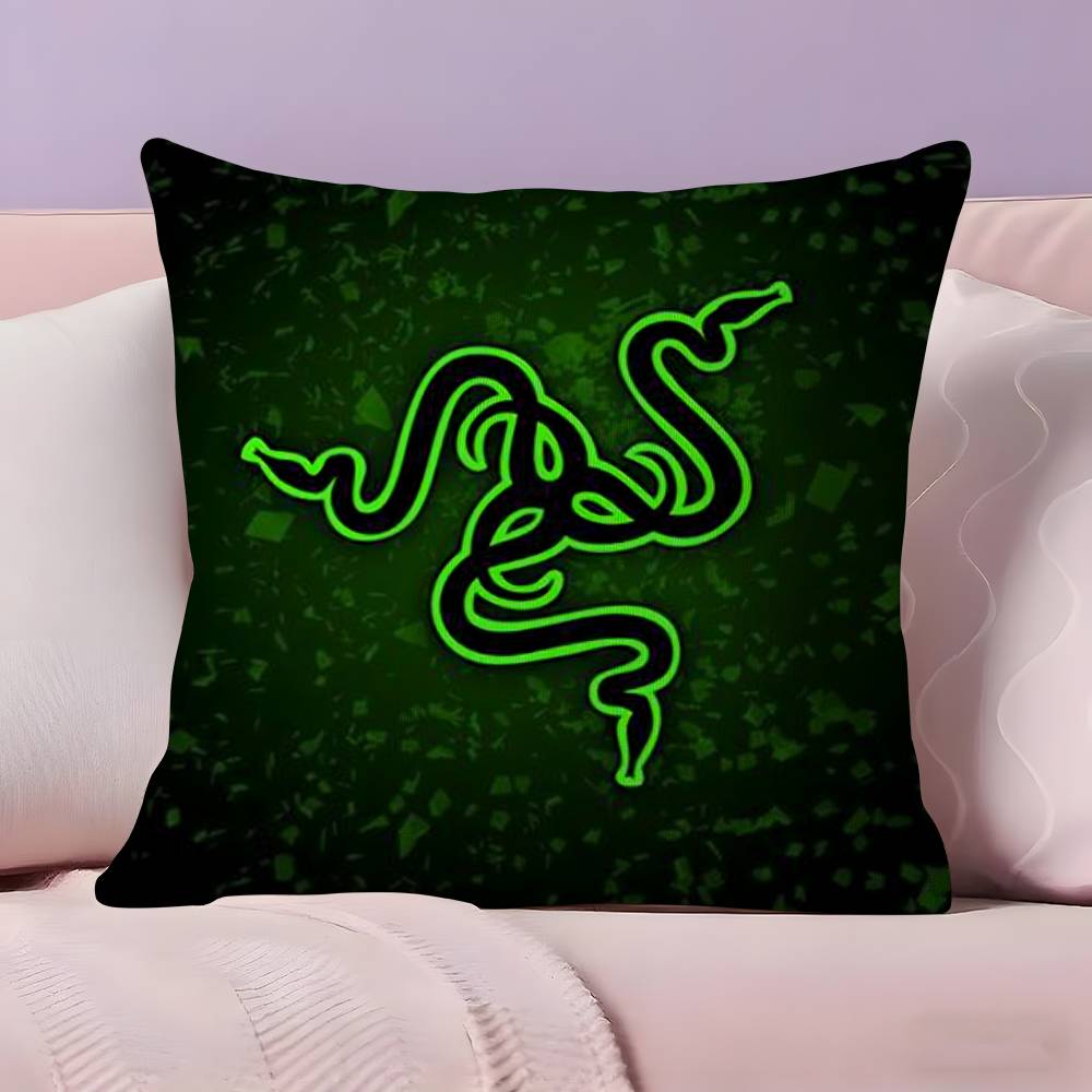 Retro R-Razer Pillow Case  Ultra Soft Skin Friendly Fabric Cloud Like Comfort & Concealed Zipper