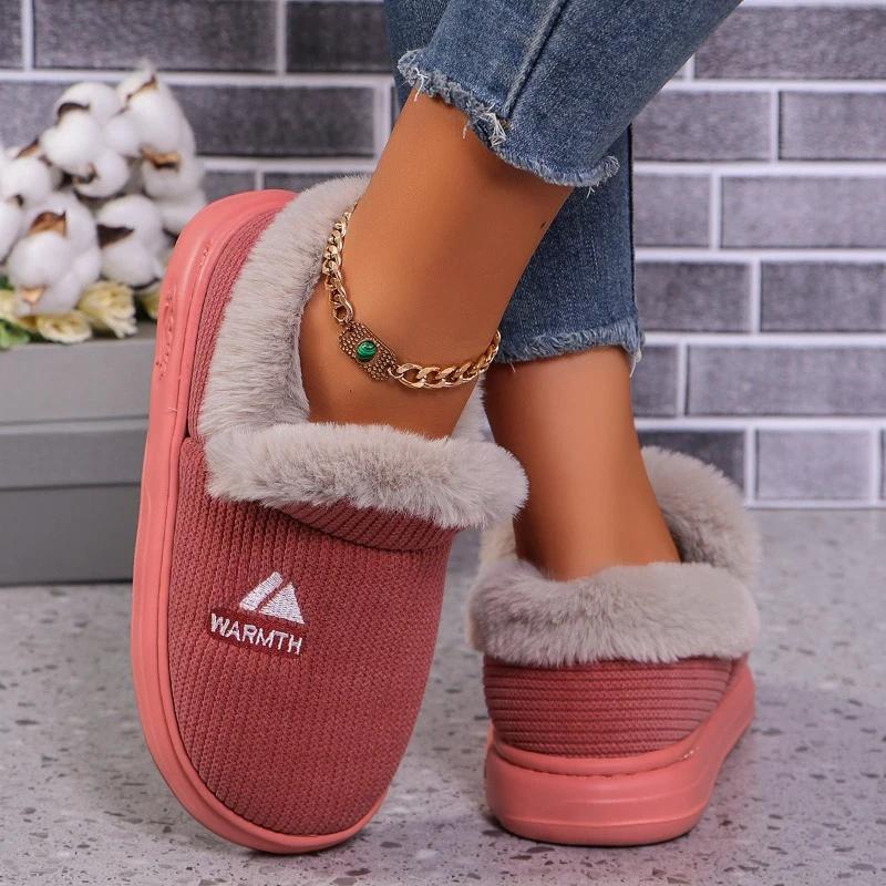 Fashion Vintage Fashion Women's Snow Warm Suede Warm Inner Plush Fashion Thick Bottom Women's Flat Bottom Boots Winter Platform Boots