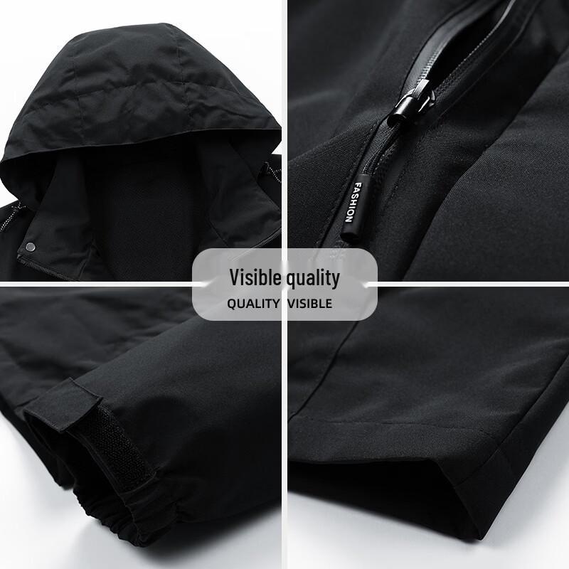 TUCANO Men's Outdoor Hooded Windproof Jacket