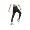 Nike Solid Color Logo Print Elastic Waist Drawstring Sports Pants Women Bottoms Black 931829-010