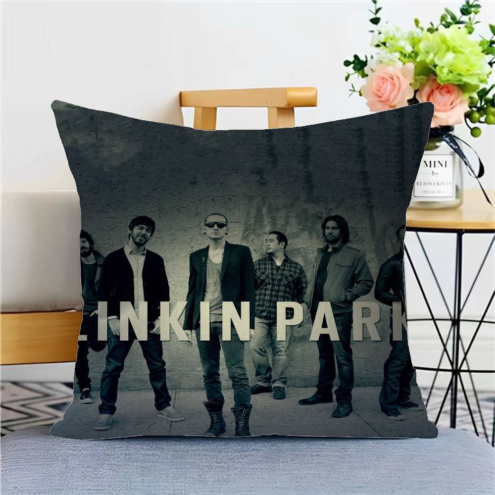 L-Linkin Hot Band Park Maple Design Cushion Cover Happy Autumn Harvest decor Holiday Decorati Pillow Cover