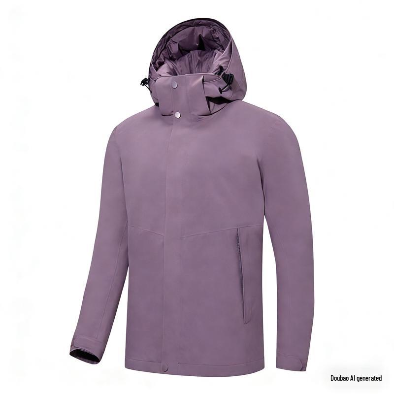 PERFEITO CRIATIVO Women s 3-in-1 Duck Down Outdoor Jacket 2XL