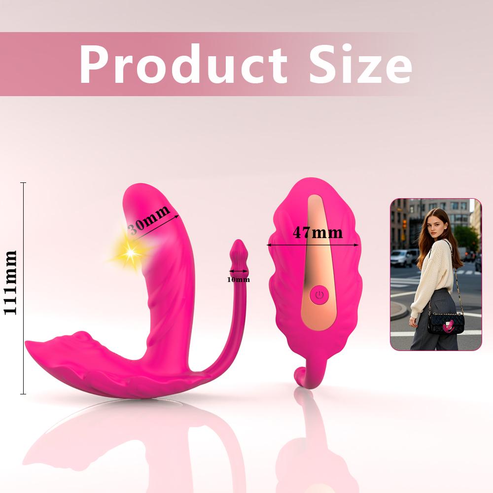 Wearable G Spot Dildo Vibrator Long Distance App Remote Control Panty Butterfly 9 Vibrating Mode Female Adult Sex Toys for Women