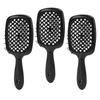 3 szt. szczotka do włosów na mokro i na sucho z otworami wentylacyjnymi, rozplątująca, okrągła, z uchwytem antypoślizgowym, do stylizacji i kształtowania włosów