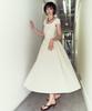 Retour Deux Vingt Quatre Florence Midi Dress (Cream)