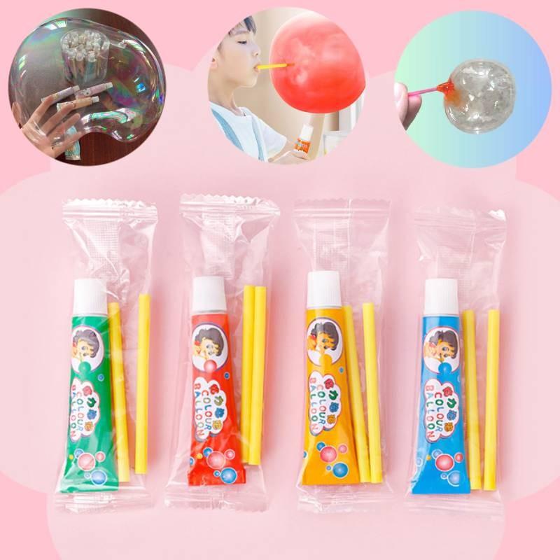 Bubble Adhesive Blowing Space Balloon Children Toy Safe Indoor Outdoor Toys