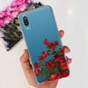 For Samsung Galaxy A02 Case M02 Phone Cover Fashion Flower Clear Silicone Soft Funda on Samsung A02 GalaxyA02 SM-A022F Protector