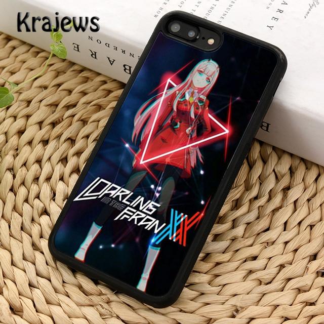 Krajews Zero Two Darling In the FranXX Anime Phone Case Cover For iPhone 14 SE 6 7 8 Plus XR XS 11 12 13 Pro Max Samsung S21 S22