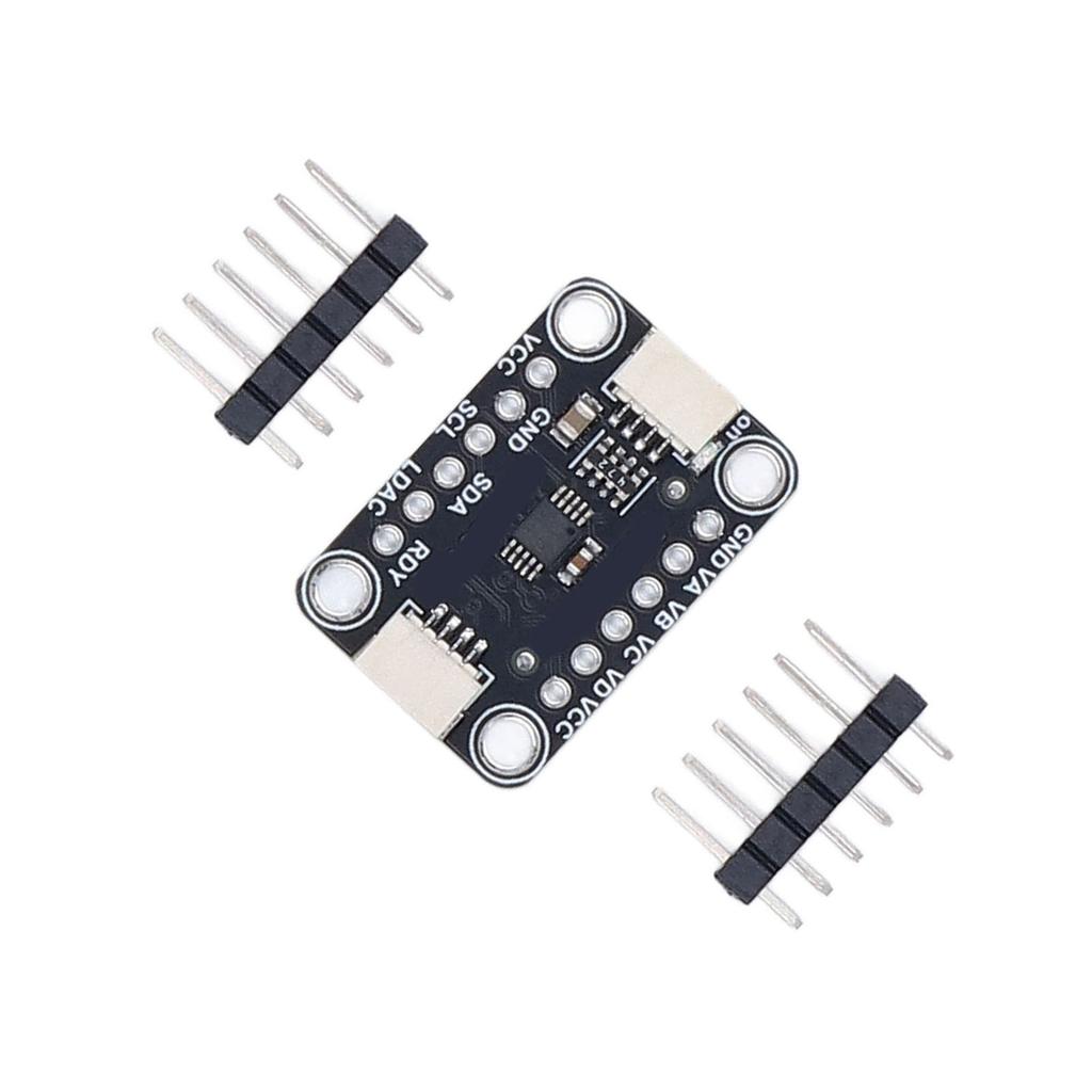4-Way Digital To Analog Converter Module, MCP4728 12-Bit Quad   Board, I2C,   for Stemma QT Qwiic, Internal 2.048V Reference, Fast Stabilizatio